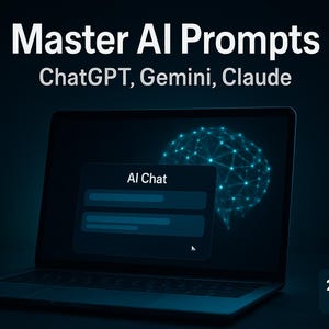 KI-Prompt-Ingenieurskurs | ChatGPT Claude & Gemini Masterclass, LLM Prompting Guide, Prozessautomatisierung, Sofort Download