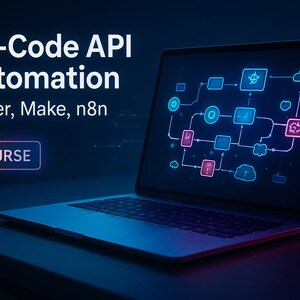 Zapier Make & n8n Automation Course | No-Code API Tutorial, Workflow Automation Guide, 27 Projects, Business Ebook, Instant Download