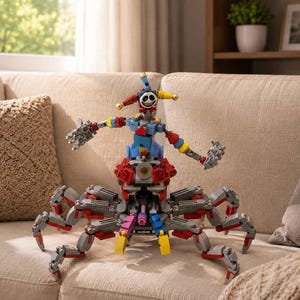 プロトタイプ実験1006ビルディングブロックセット、ポピープレイタイムにインスパイアされたブロック人形おもちゃ、ゲーマーギフト、ホラーゲームぬいぐるみ