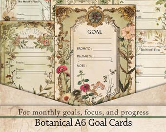 Printable Flower Habit Tracker | Monthly Routine PDF (Digital Download) | Monthly Challenge