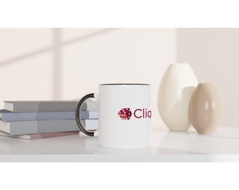 CliquePrize®  Brick & Mortar Small Business 11oz Ceramic Mug Ceramic Black