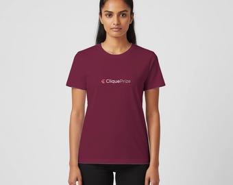 CliquePrize® Brick & Mortar Small Business Unisex Sports Tee | Gildan 8000 Maroon