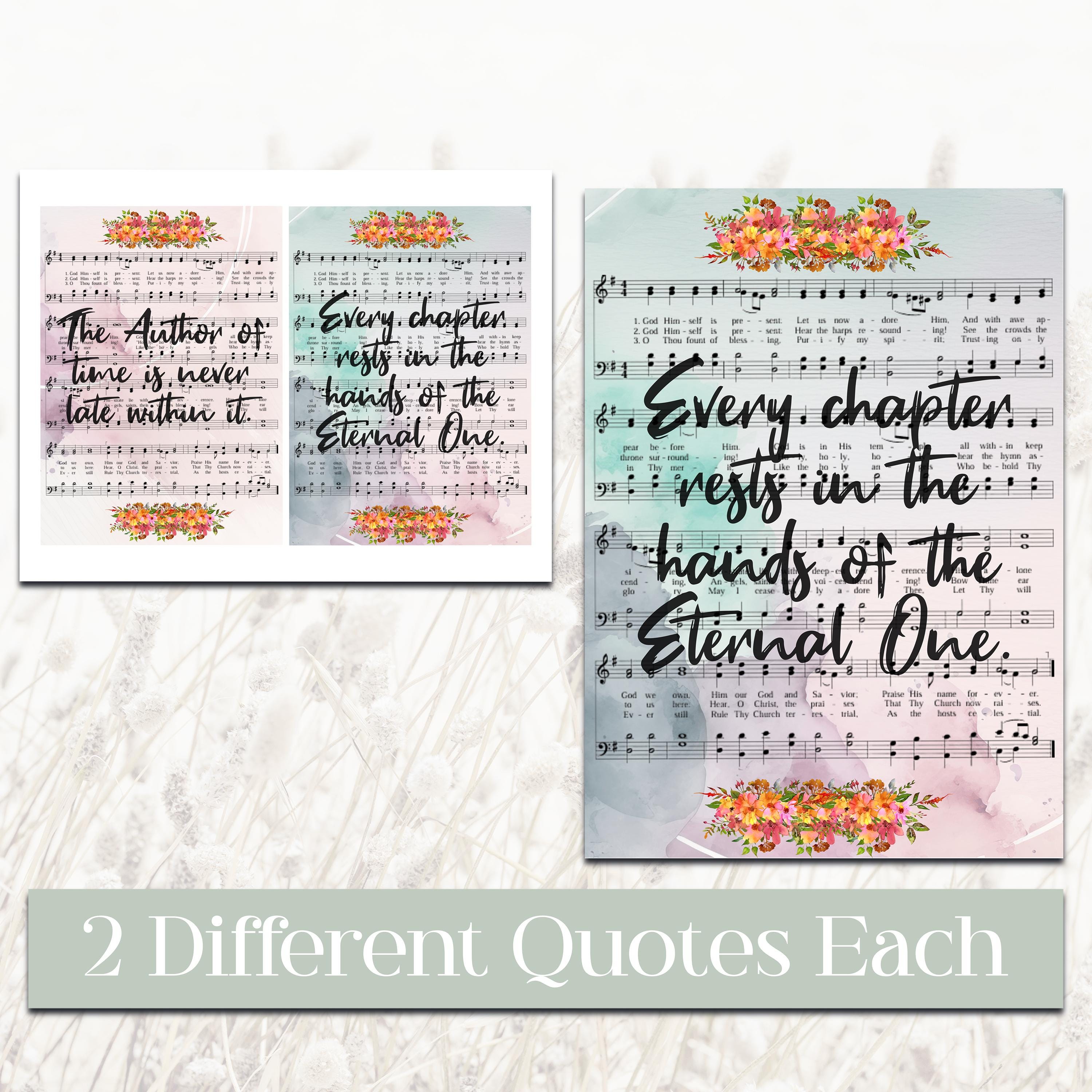 Bible Tip Ins Inserts for Journaling Printable Idea Hymnal Inserts for ...