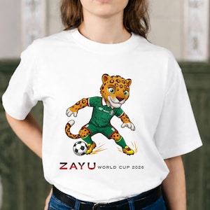 Mascot Zayu World Cup 2026 PNG bundle - USA Mexico Canada Soccer Fan Apparel -Kids Youth Soccer Shirt Retro Design (Digital Download) image 13