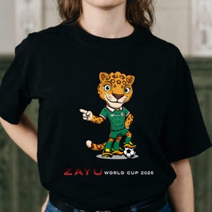 Mascot Zayu World Cup 2026 PNG bundle - USA Mexico Canada Soccer Fan Apparel -Kids Youth Soccer Shirt Retro Design (Digital Download) image 16