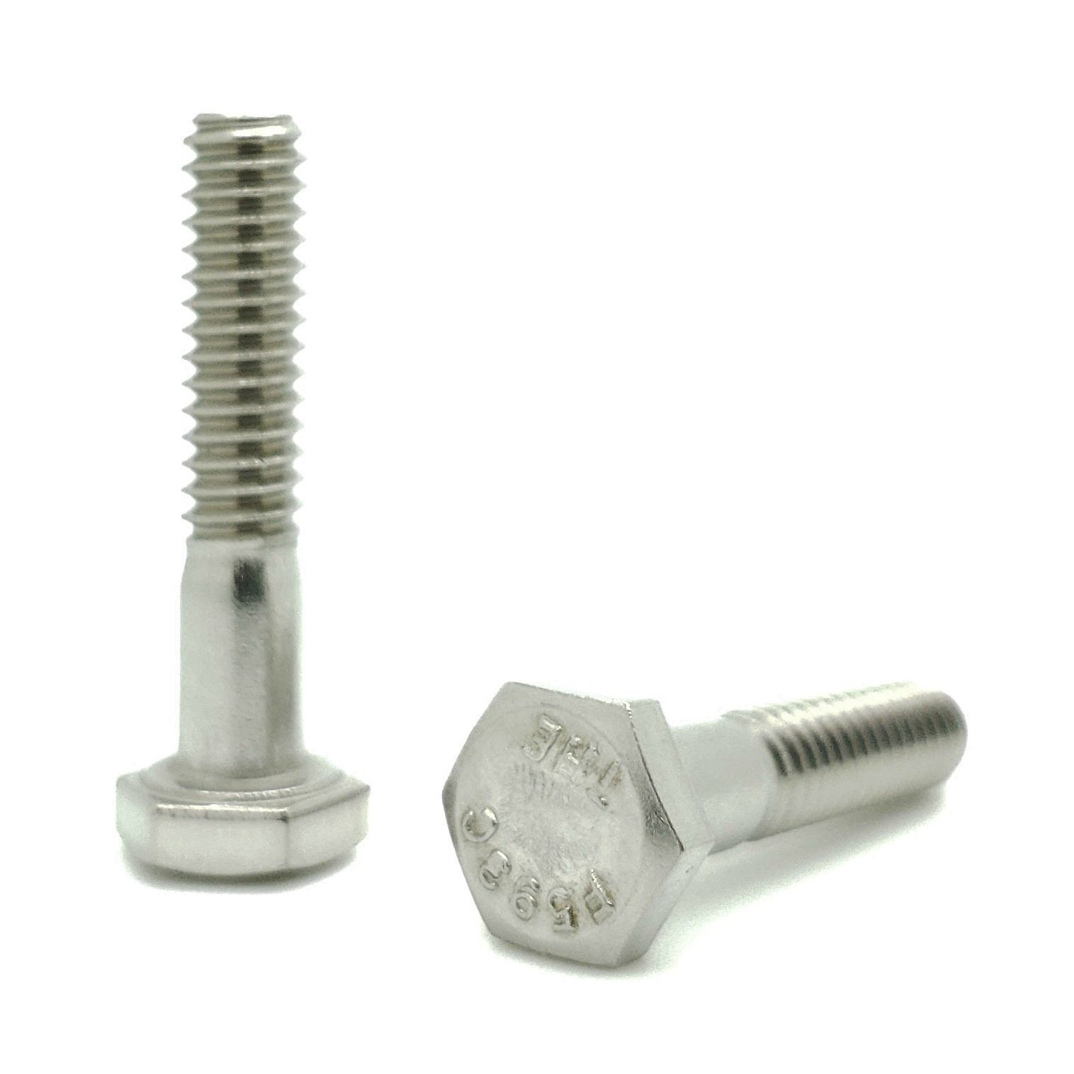 1/4-20 x 1/2" Hex Head Bolts Stainless Steel Fully Threaded Qty 50 