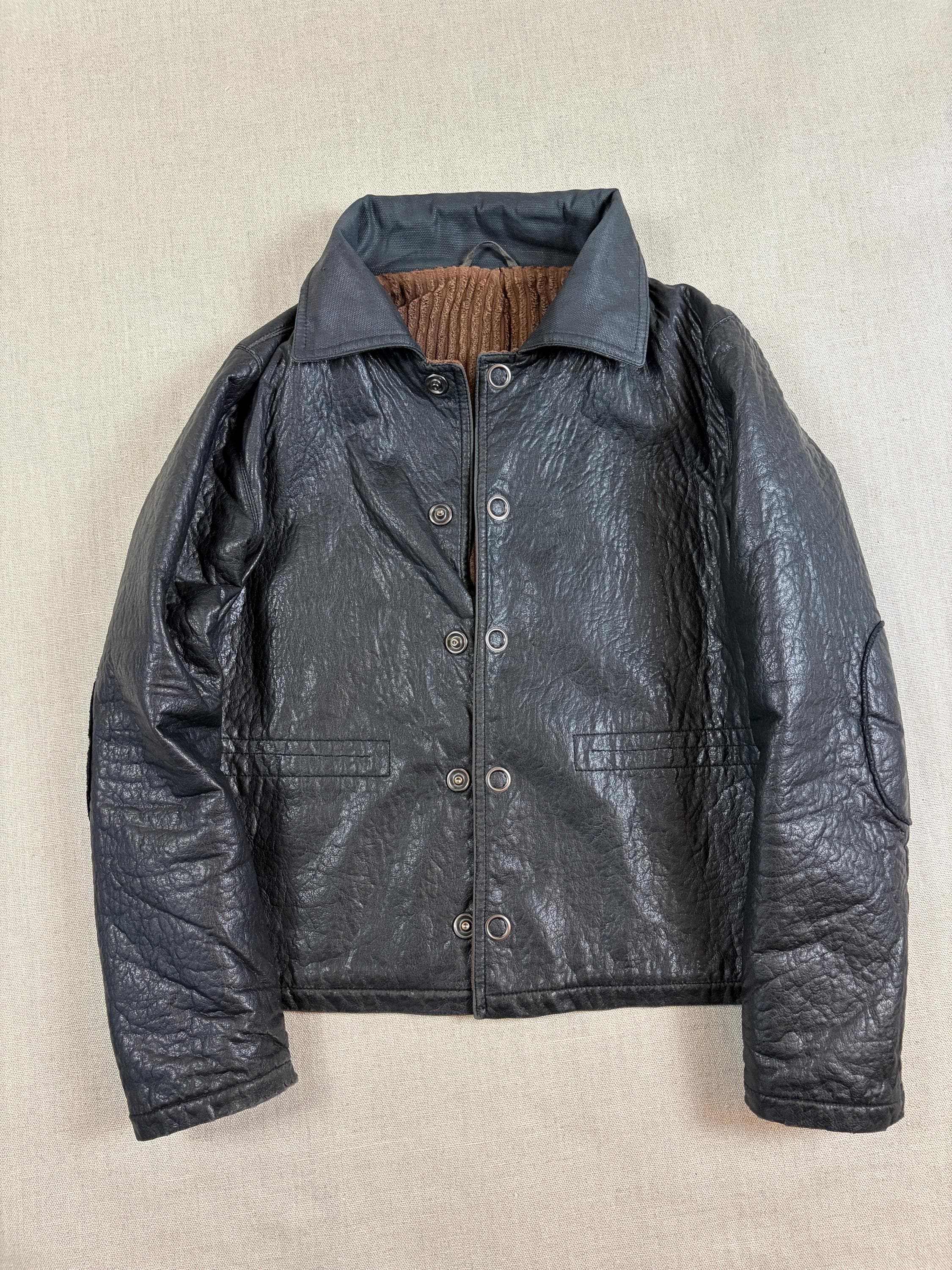 Vintage Armani Leather Jacket - Etsy
