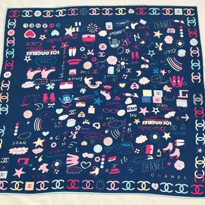 Chanel Paris Scarf - Etsy