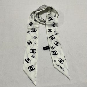 Vintage Chanel Scarves - Etsy