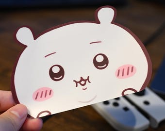 Chubby Chiikawa Peeker 5" Vinyl Sticker Decal