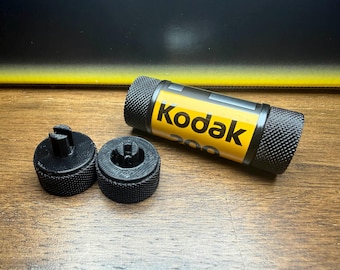 Magnetic 35mm to 120 Medium Format Film Spool Adapter Kit with Empty 35mm Canister