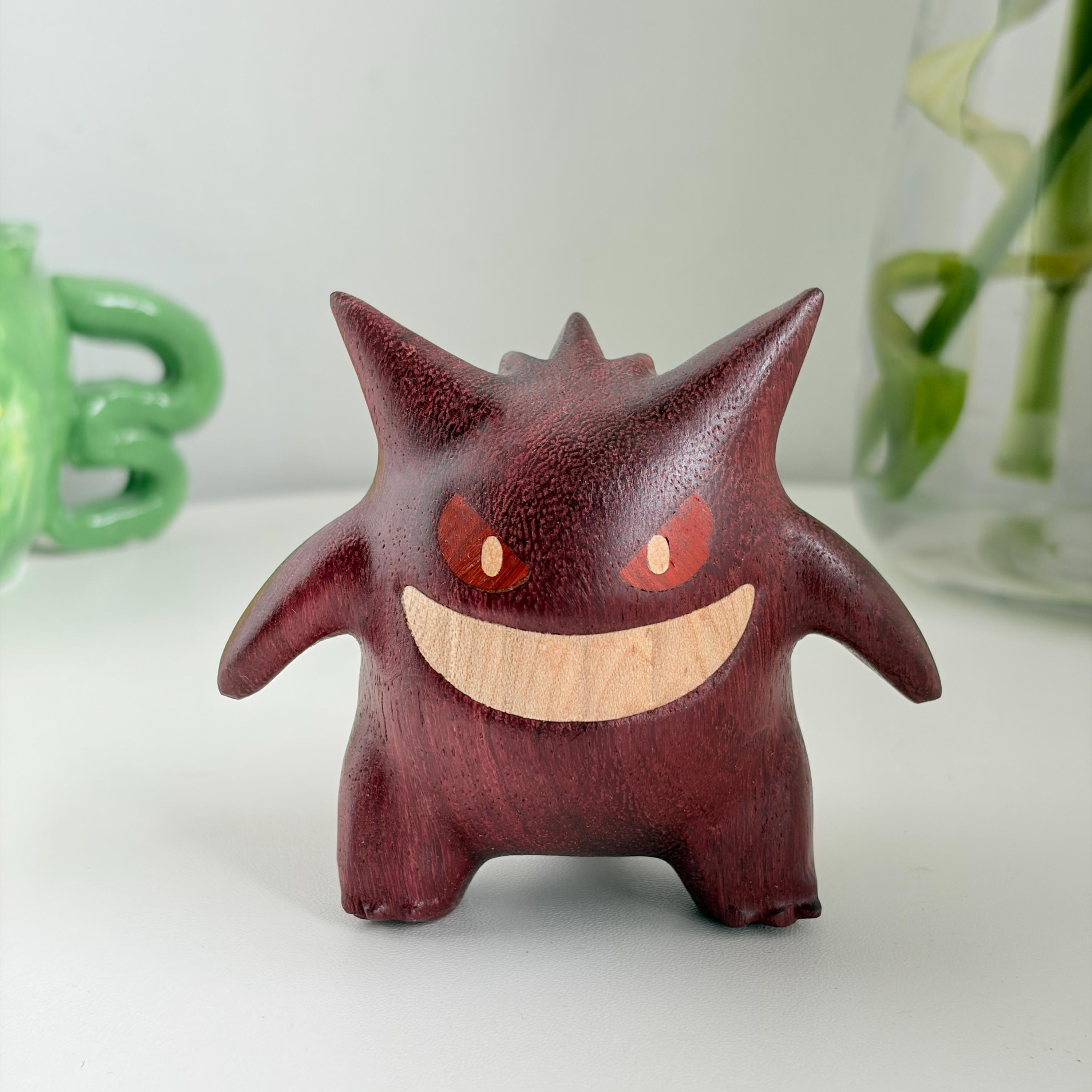 Wooden Gengar - Etsy