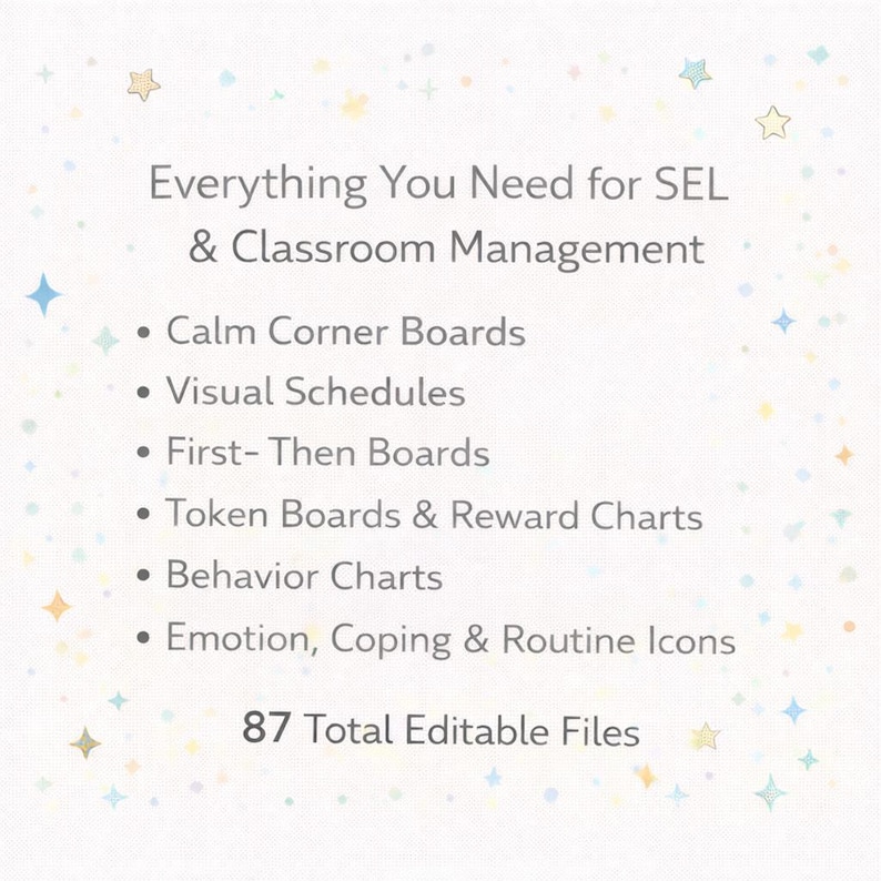SEL Classroom Management Mega Bundle | Visual Schedules, Behavior ...