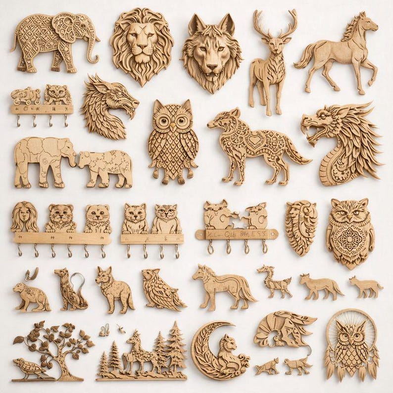 Laser Cut Mega Bundle, 200,000+ Designs for Diode CO2 and Fiber Lasers ...