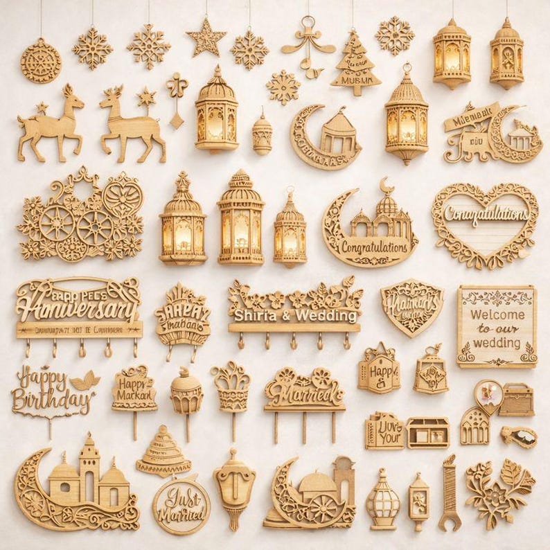 Laser Cut Mega Bundle, 200,000+ Designs for Diode CO2 and Fiber Lasers ...