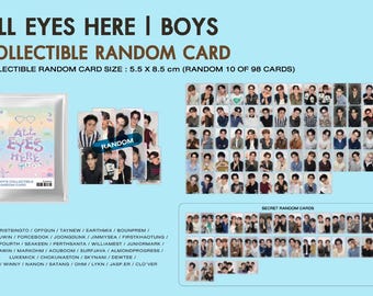 Boys Selfie Random Card Japan (SEALED) : GMMTV Popup Store in