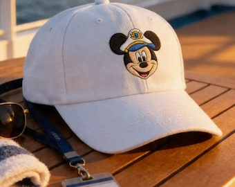 Disney Cruise Embroidered Hat, Custom Family Vacation Baseball Cap, Personalized Nautical Trip Gift, Embroidered Cruise Squad Hat