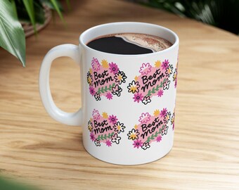 Floral Mom Coffee Mug | Mother's Day Gift