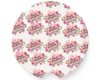 Floral Soapstone Car Coaster | Mom, Cottagecore Style
