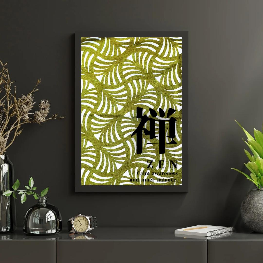 Zen Wall Art Printable for Meditation Room Japanese Minimal Poster ...