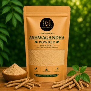 Dried Ashwagandha Roots | Natural Sun-Dried Ayurvedic Herb (100 gm) image 2