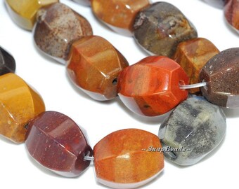 SYMPHONY OCEAN AGATE GEMSTONE HEISHI RONDELLE DRUM 8X6MM LOOSE BEADS 15.8/"