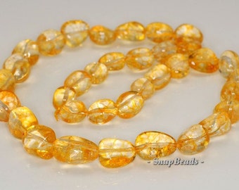 23x18-14x12mm Citrine Quartz Gemstone Graduated Nugget Loose Beads 19 inch Full Strand 90191529-B41-585