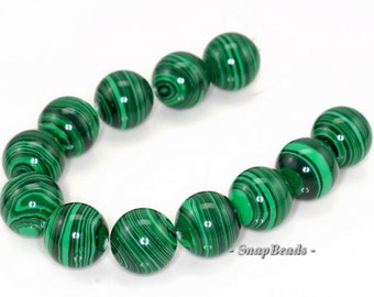 HEDGE MAZES MALACHITE GEMSTONE GREEN RECTANGLE 14X10MM LOOSE BEADS 7/"