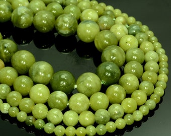 1 Strand Natural Faceted Peridot Loose Gemstone Jewelry Finding Rondelles Beads