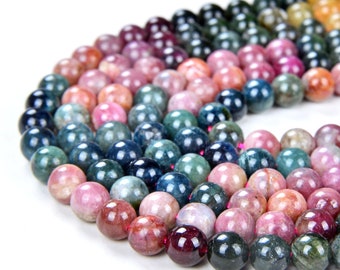 3x2MM Multicolor Tourmaline Beads AAA Genuine Natural Gemstone Full Strand Faceted Rondelle Loose Beads 15 Bulk Lot Options 111781-3407