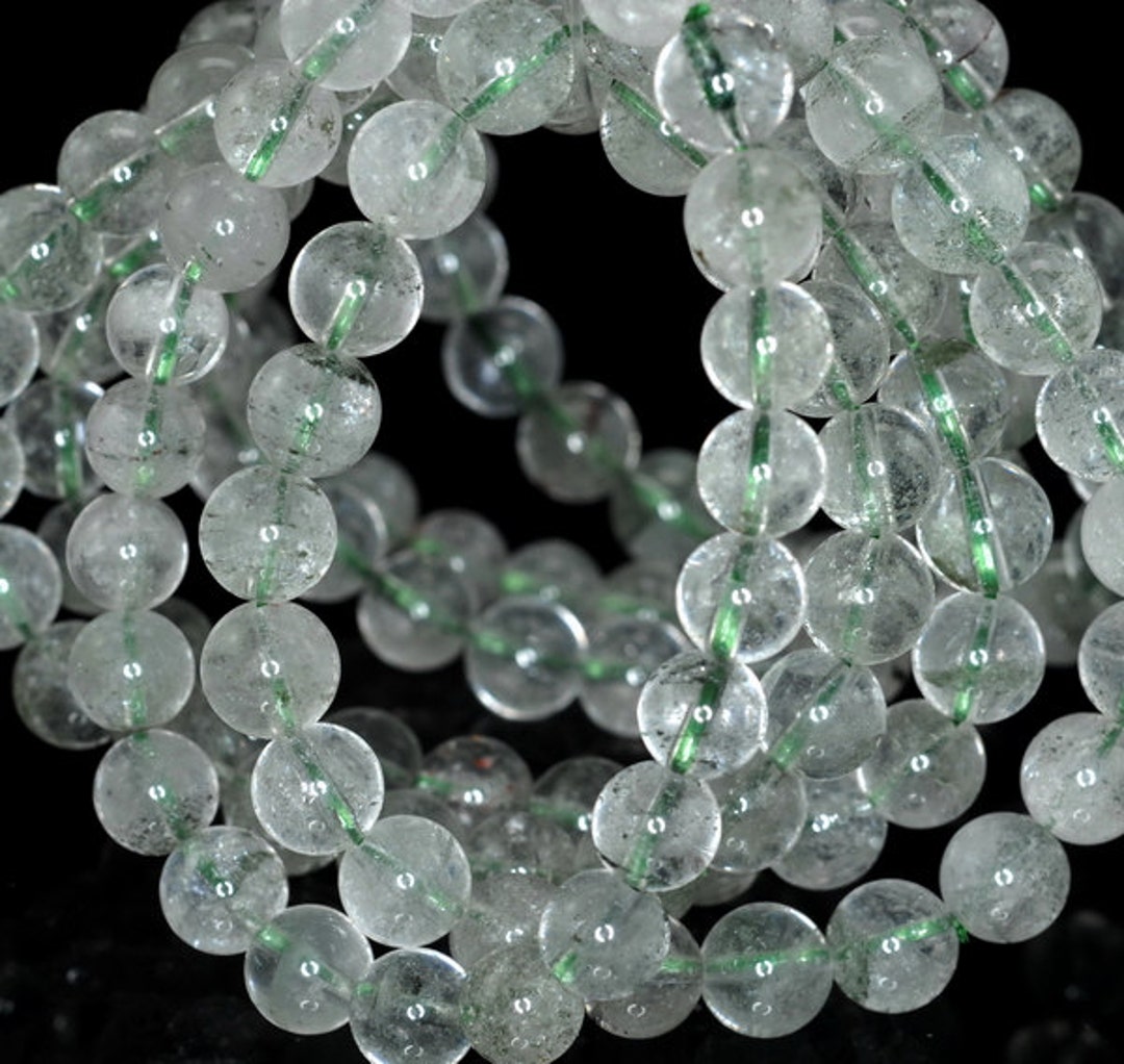 7mm Phantom Quartz Gemstone Grade AB Round 7mm Loose Beads 7