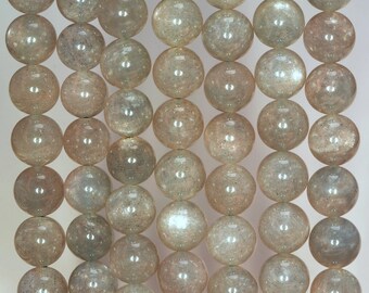 【HYERES LOR】24SS★ Beads Silver (Y) Stone MIX NC Sunstone 925 Silver Plated Red Sun Stone Mixed Gemstone Wholesale
