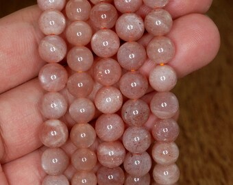 店内商品がすべてレジにて半額！！ 11mm Orange Moonstone Gemstone Grade A Round 11mm Loose アクセサリー