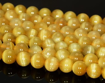6MM GOLDEN TIGER EYE GEMSTONE GRADE AAA YELLOW ROUND 6MM LOOSE BEADS 7.5" 6MM GOLDEN TIGER EYE GEMSTONE GRADE AAA YELLOW ROUND 6MM LOOSE BEADS 7.5"