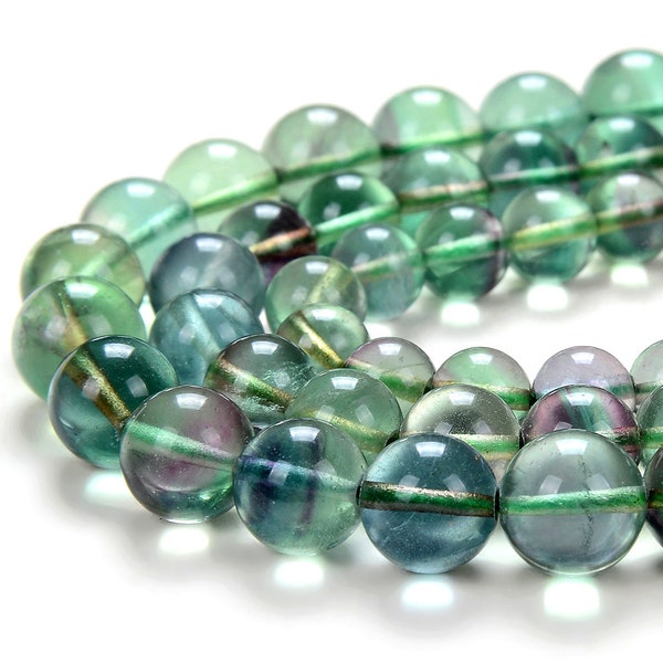 Perles en vrac rondes 6 MM 7 MM 8 MM 9 MM 10 MM AAA, pierre gemme naturelle verte arc-en-ciel (D169)