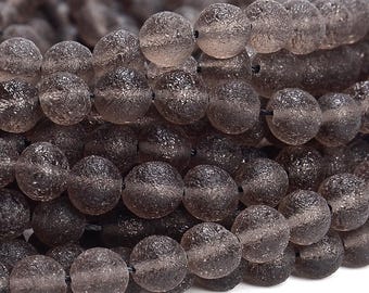 100% Natural Rough Agni Manitite Tektite Gemstone Round 4MM 5MM 6MM 7MM Loose Beads (D650)
