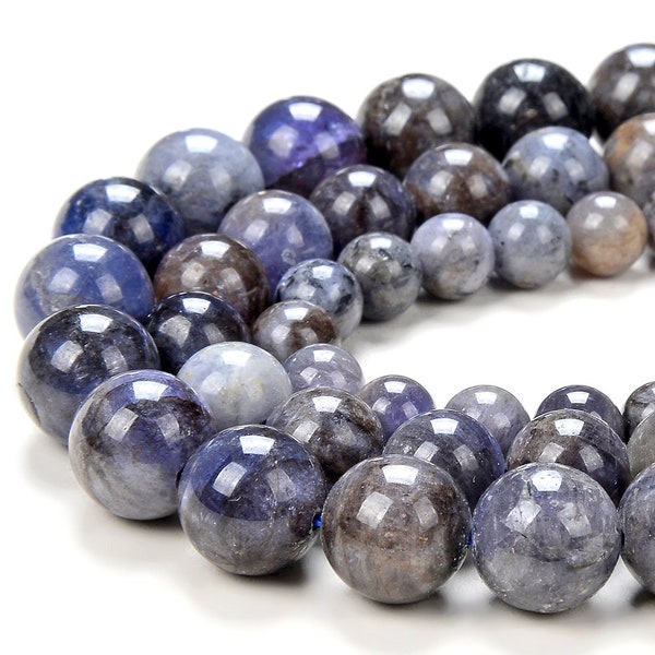 Natural Tanzanite Gemstone Round 8MM 9MM 10MM 11MM 12MM Loose Beads (D241)