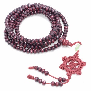 5X4MM Dark Red Sandalwood Gemstone Rondelle Loose Beads 33 inch  (80003698-W7)