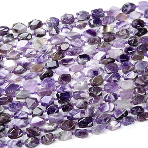 Natuurlijke amethist edelsteen, gefacetteerd, tonvormig, paars, 9x12-10 x 16 mm, 10x15-12 x 17 mm, 11x16-13 x 19 mm, 12x18-13 x 20 mm, 14x21-18 x 25 mm, losse kralen (D424)