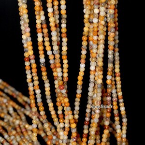 2MM Crazy Lace Agate Gemstone Round 2MM Loose Beads 16 inch Full Strand (90113952-107 - 2mm A)