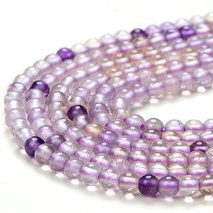 3MM Natural Ametrine Gemstone Grade A Round Loose Beads 15 inch Full Strand (80016352-P59)
