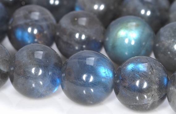 12 mm Beauté Labradorite Gemstone Grade AA Round Bracelet 7.5/"