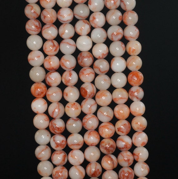 高い品質 Loose Round Gemstone Jasper Zebra Red 6mm Beads Inch 15.5 アクセサリー