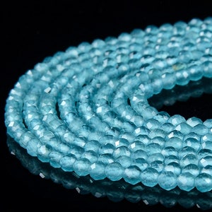 2mm Blue Cat&#39;s Eye Gemstone Grade AAA Micro Faceted Round 2MM  Loose Beads 15 inch Full Strand (80018257-P100)