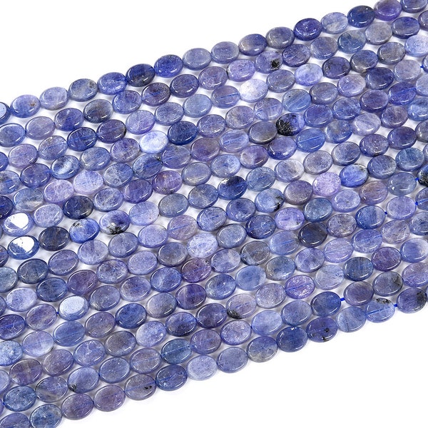 Natural Tanzanite Gemstone Grade AA Oval 6X8MM 8X10MM Loose Beads (P86)