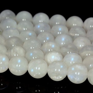 8mm Rainbow Moonstone Gemstone Grade AAA Round 8mm Loose Beads 15.5 inch Full Strand (80005812-94)