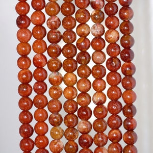 5mm Red Phantom Quartz Gemstone Full Grade AAA Round 5mm Loose Beads 15.5 inch Full Strand (80000745-908)