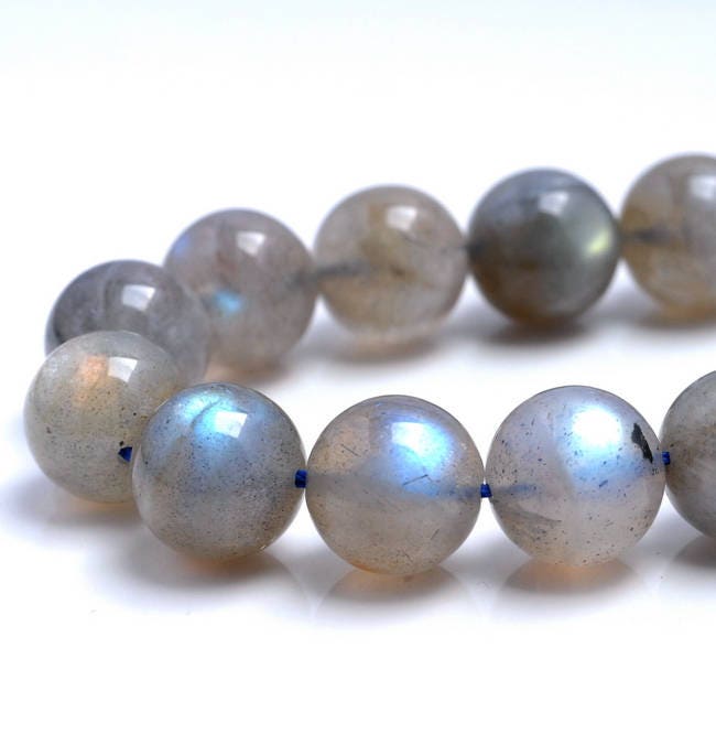 7mm Super Labradorite Gemstone Blue Grade AAA Round Loose