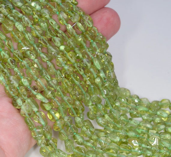 12x10mm Peridot Leaf Beads-0506-70