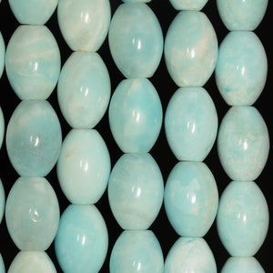 12x8MM Genuine Blue Hemimorphite  Gemstone Grade AA Barrel Drum Loose Beads 7.5 inch Half Strand (80009904-A187)